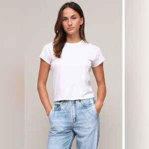 Z Supply White Short Sleeve Tee